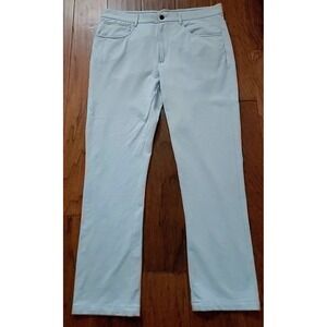 Radmor Always‎ More Rad Men's Sky Blue Golf Stretch Pants Sz 34x28 Inseam